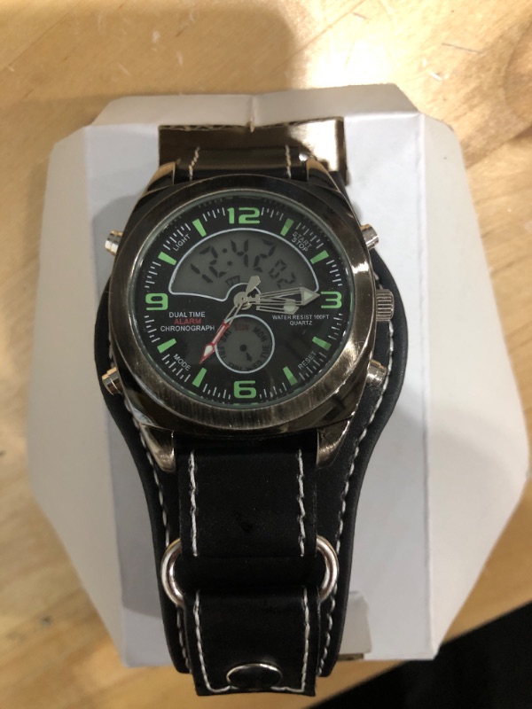 Photo 3 of AFRA AND TOBA SCARPA WATCH BLACK GREEN