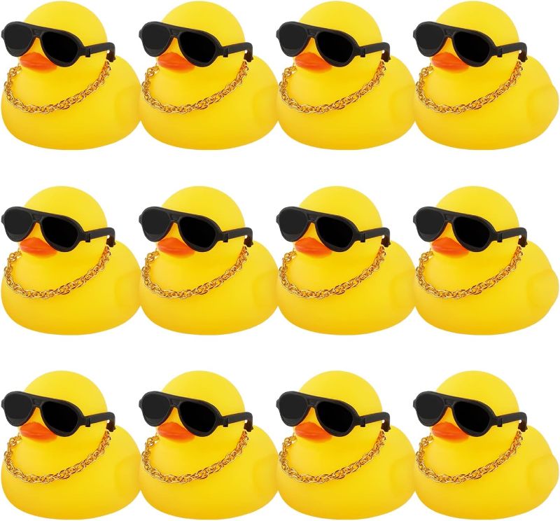 Photo 1 of 24  YELLOW DUCKS WITH GLASSES AND CHAINS