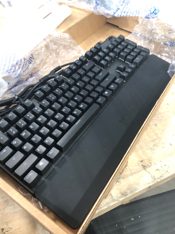 Photo 2 of SteelSeries Apex Pro HyperMagnetic Gaming Keyboard — World's Fastest Keyboard — Adjustable Actuation — OLED Screen — RGB – USB Passthrough?
