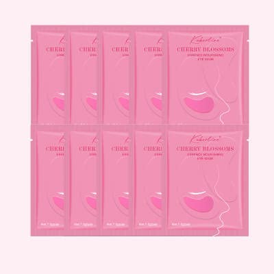 Photo 1 of 10 pack Natural Organic Eye Mask Care Nourishing Repairing Patch Mask Moisturizing Crystal Hydrogel Natural Hypoallergenic 10 Pairs (Cherry Blossoms Scent)