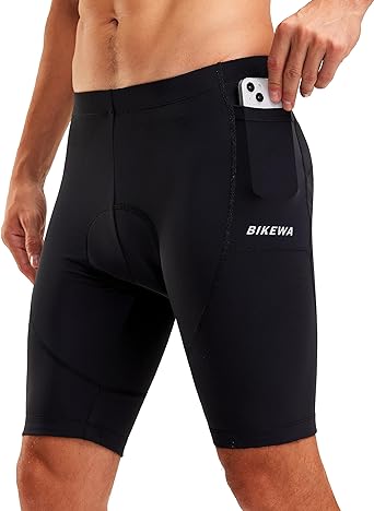 Photo 1 of Bikewa Men's Bike Shorts 4D Padded Cycling Biking Road Riding Bicycle Pants Biker Cycle Shorts for Men Zipper Pockets  size xxxl 