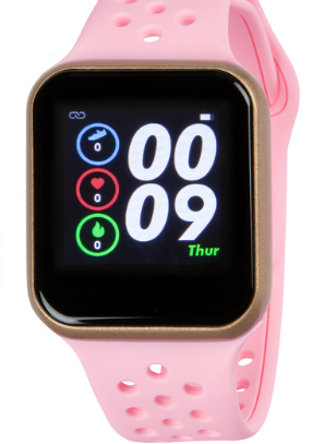 Photo 1 of **NON-REFUNDABLE-SEE COMMENTS** ITIME Smart Watch with Adjustable Silicon Band PINK WOMENS
