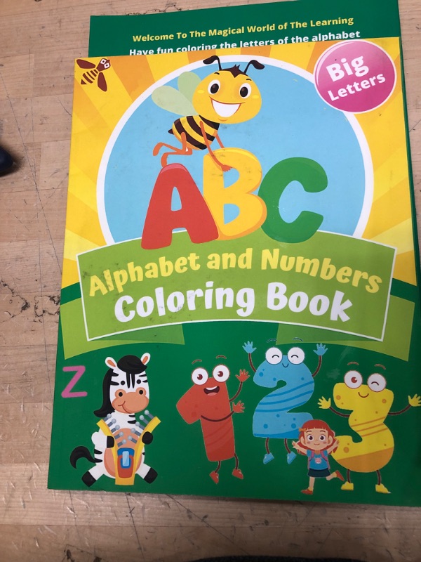 Photo 1 of ALPHABET AND NUMBER ACTIVITY BOOK: Practice Workbook for Your Pre-Schoolers and Kindergarteners