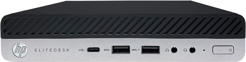 Photo 1 of HP EliteDesk 800 G4 Mini Business Desktop - 8th Gen Intel 6-Core i7-8700T Processor up to 4.00 GHz, 16GB Memory, 512GB Solid State Drive, Intel UHD Graphics 630, Windows 10 Pro (64-bit) (Renewed)
