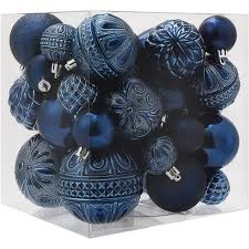 Photo 1 of 36 piece ORDIMENT SET BLUE CHRISTMAS