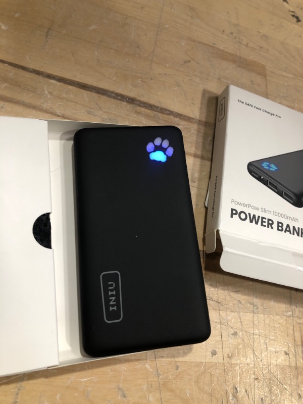 Photo 2 of INIU Portable Charger, 20W PD3.0 Fast Charging Slimmest 10000mAh Power Bank, USB C in/Out QC4+ Battery Pack, Portable Phone Charger for iPhone 15 14 13 12 11 Pro Samsung S22 S21 Google AirPods iPad
