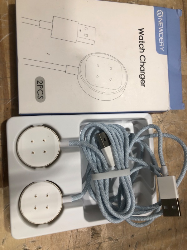 Photo 2 of NEWDERY 2 PACK OF WATCH CHARGERS APPLE 