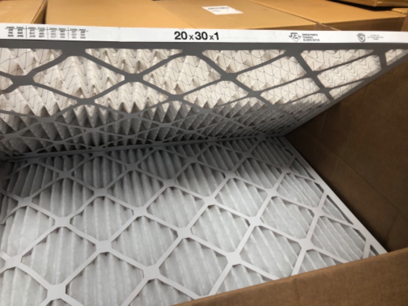 Photo 2 of 20 in. x 20 in. x 1 in. Standard Pleated Furnace Air Filter FPR 5, MERV 8 (3-Pack)
