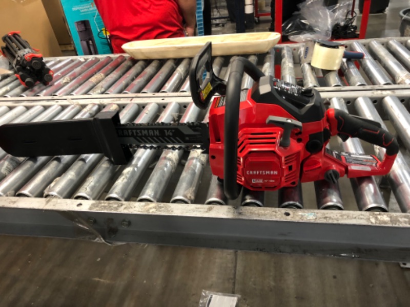 Photo 5 of ***DOES NOT WORK PROPERLY** 
Craftsman CMXGSAMY42N4 S1450 14-in 42-cc 2-Cycle GAS Chainsaw