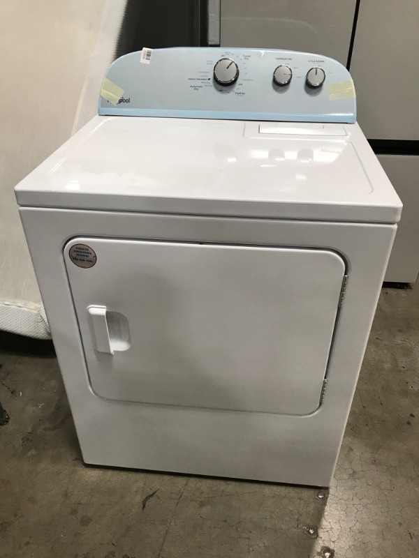 Photo 2 of Whirlpool 7-cu ft Electric Dryer (White)