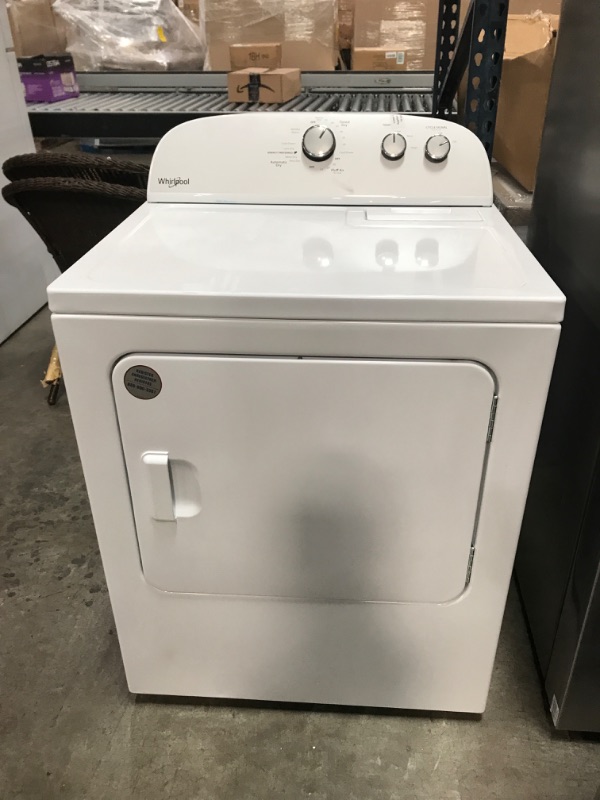 Photo 2 of Whirlpool 7-cu ft Electric Dryer (White)