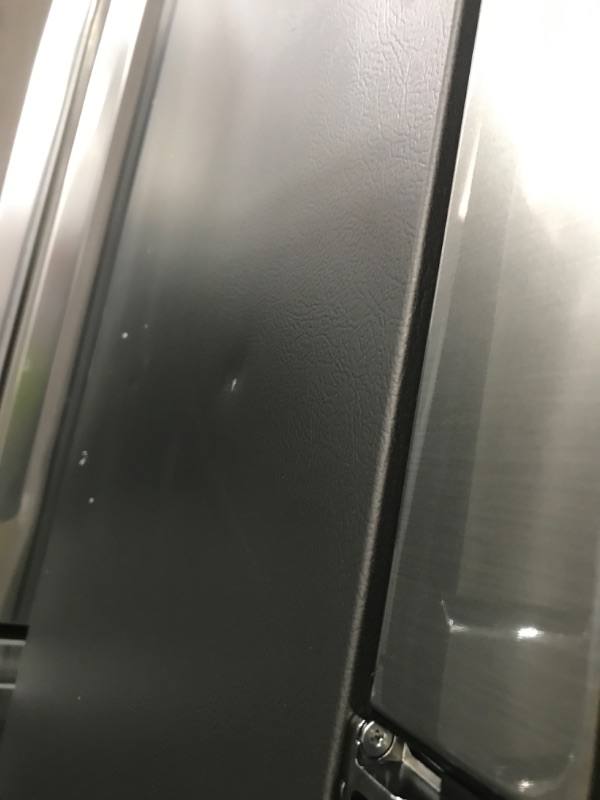 Photo 7 of DENTED EDGE**Samsung 22.8-cu ft 4-Door Counter-depth Smart French Door Refrigerator with Dual Ice Maker and Door within Door (Fingerprint Resistant Stainless Steel) 