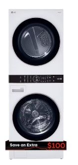 Photo 1 of COSMETIC DAMAGES**LG WashTower Electric Stacked Laundry Center with 4.5-cu ft Washer and 7.4-cu ft Dryer