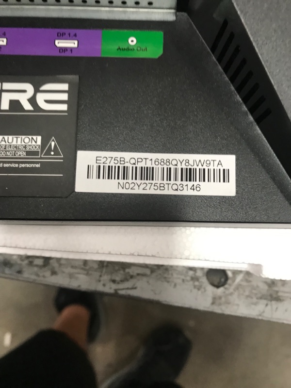 Photo 1 of Sceptre IPS 27" QHD 2560 x 1440p LED Monitor DisplayPort HDMI up to 165Hz AMD FreeSync Premium 99% sRGB Build-in Speakers, Machine Black 2021 (E275B-QPT168)

