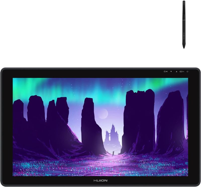 Photo 1 of HUION KAMVAS 22 Graphics Drawing Tablet with Screen 120% sRGB with HUION Slim Pen PW550S
