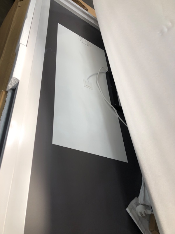 Photo 1 of ISKM 40''x30'' LED Bathroom Mirror with Front and Backlit Lighted Bathroom Vanity Mirror for Wall Large Dimmable Wall Mirrors with Anti-Fog, Memory Function, 3 Colors 40'' x 30''