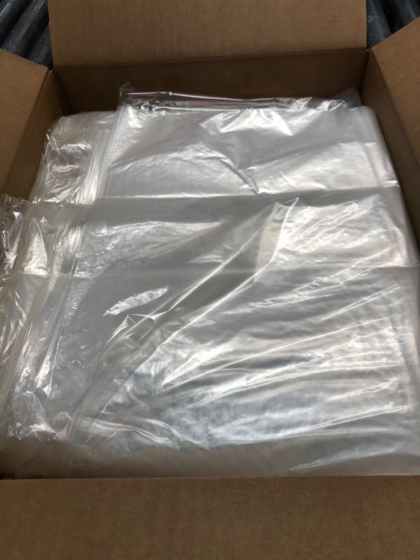 Photo 2 of Clear Low-Density Trash Bags 42 in. x 48 in., 0.7 mm (100-Case)