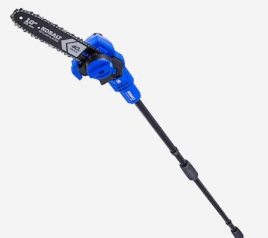 Photo 1 of Kobalt Gen4 40-volt 10-in 2 Ah Battery Pole Saw 