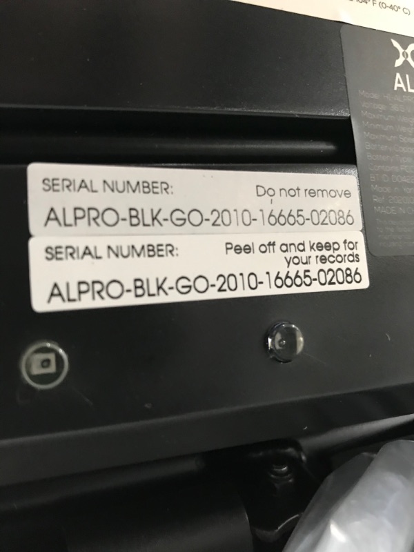 Photo 7 of **NONREFUNDABLE**FOR PARTS OR REPAIR**SEE NOTES**
Hover-1 Alpha Pro Electric Kick Scooter | 18MPH, 18 Mile Range, 5HR Charge, LCD Display, 10 Inch High-Grip Tires, 264LB Max Weight, Certified & Tested - Safe for Teens & Adults