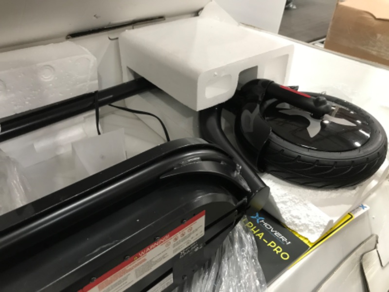Photo 2 of **NONREFUNDABLE**FOR PARTS OR REPAIR**SEE NOTES**
Hover-1 Alpha Pro Electric Kick Scooter | 18MPH, 18 Mile Range, 5HR Charge, LCD Display, 10 Inch High-Grip Tires, 264LB Max Weight, Certified & Tested - Safe for Teens & Adults