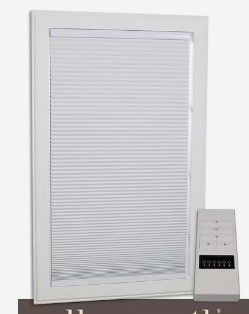 Photo 1 of * important * see notes *
allen + roth 58-in x 72-in White Blackout Cordless Motorized Cellular Shade
