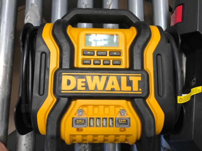 Photo 2 of ***POWERS ON - UNABLE TO TEST FURTHER***
DEWALT 1600 Peak Amp Automotive Jump Starter, Portable Power