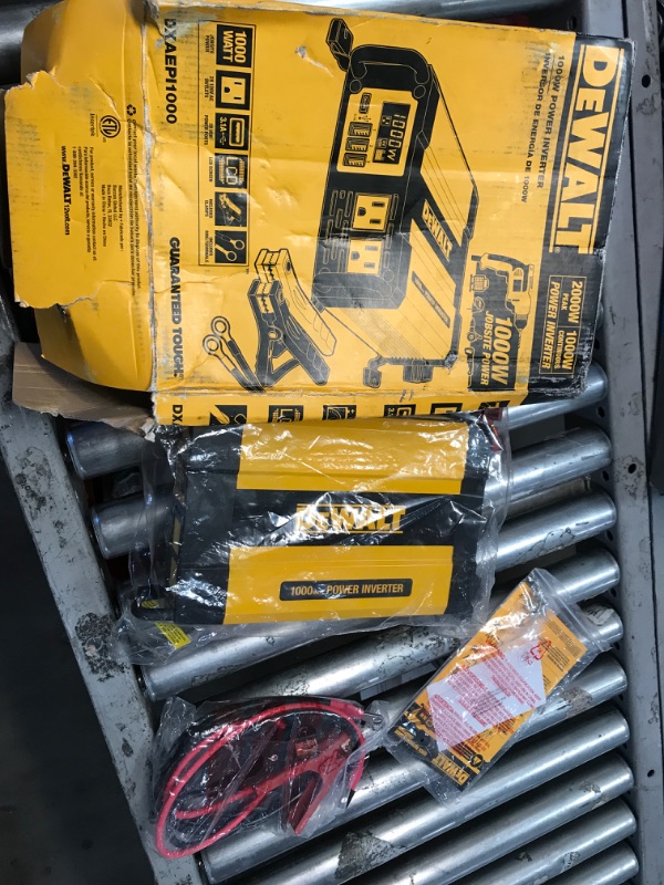 Photo 2 of DEWALT 1000-Watt Portable Car Power Inverter with Triple USB Ports