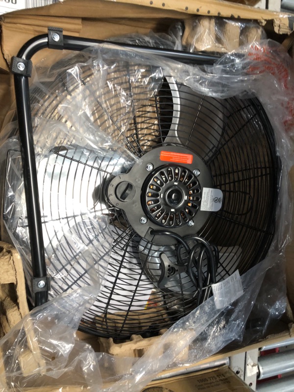 Photo 2 of Commercial Electric 20 in. 3-Speed High Velocity Floor Fan