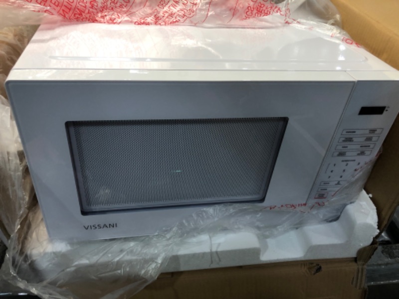 Photo 2 of 1.1 cu. ft. Countertop Microwave Oven in White
