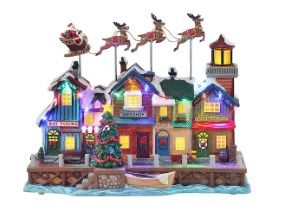 Photo 1 of Carole Towne Ct Skip Pier Lighted Musical Village Scene
