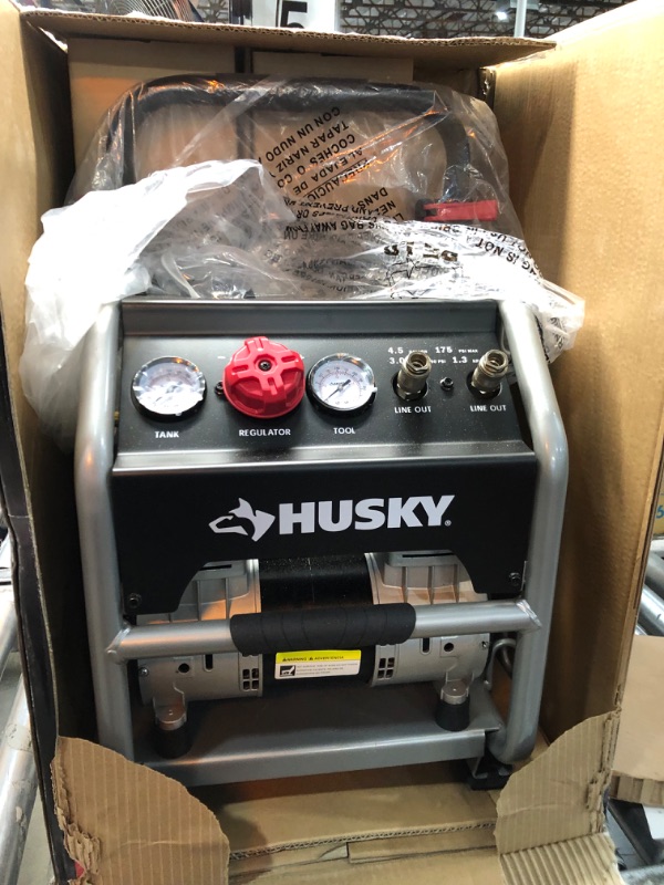 Photo 1 of 4.5 Gal. Portable Electric-Powered Silent Air Compressor