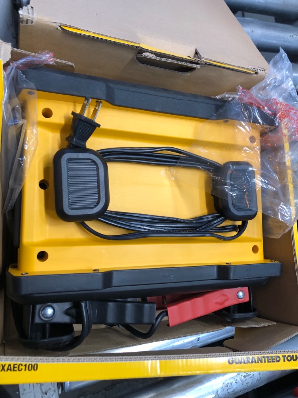 Photo 3 of DEWALT DXAEC100 DXAEC100 Professional 30-Amp Battery Charger and 3-Amp Maintainer with 100-Amp Engine Start, Yellow