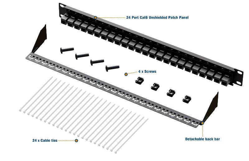 Photo 1 of iwillink 24 Port RJ45 Through Coupler 