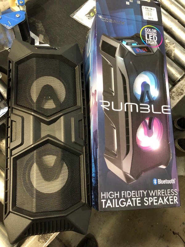 Photo 3 of CobaltX Rumble High Fidelity Bluetooth Tailgate Speaker
