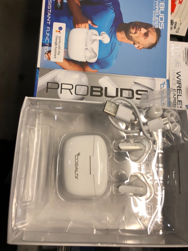 Photo 2 of Cobaltx Probuds True Wireless Earbuds with Charging Case
