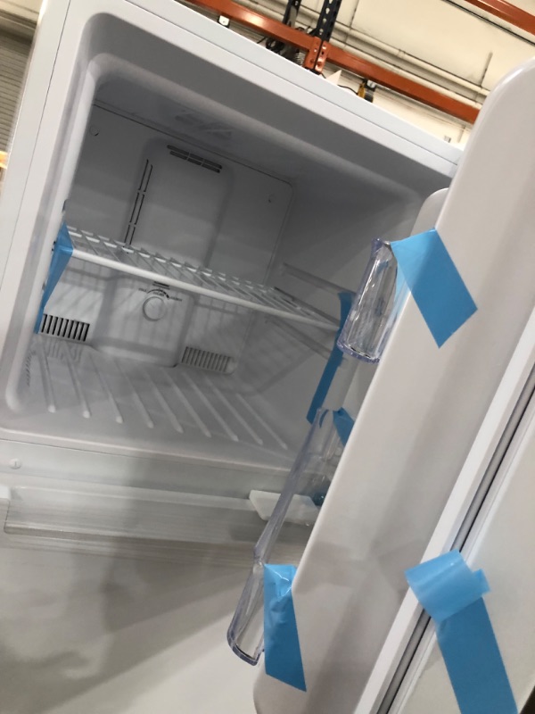 Photo 6 of 10.1 cu. ft. Top Freezer Refrigerator in White
