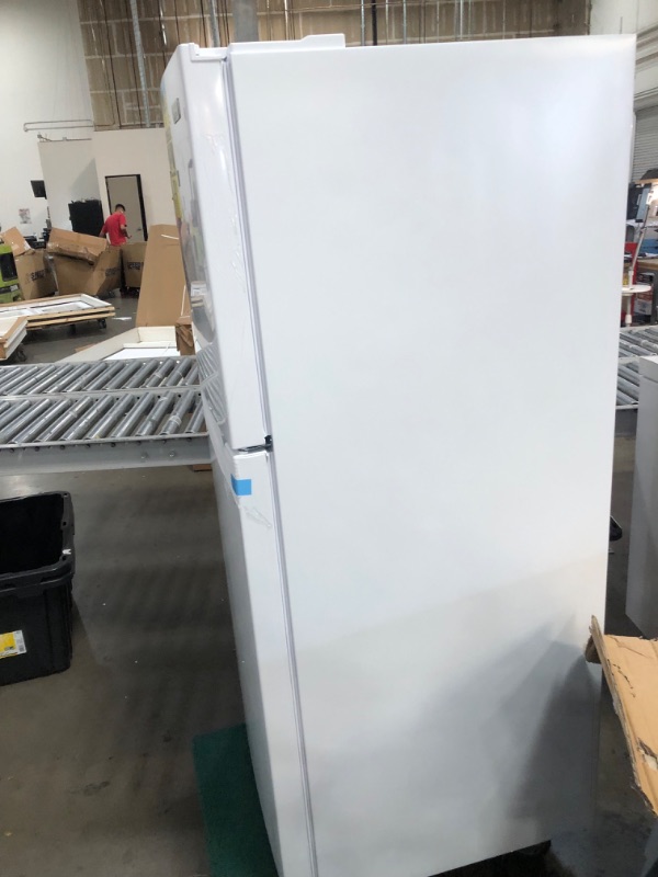 Photo 3 of 10.1 cu. ft. Top Freezer Refrigerator in White
