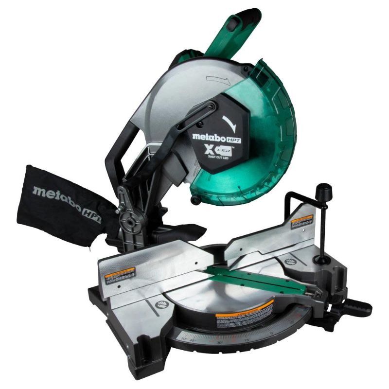 Photo 1 of *MAJOR DAMAGE SEE NOTES*
Metabo HPT C12FDHB 12" Dual Bevel Compound Miter Saw
