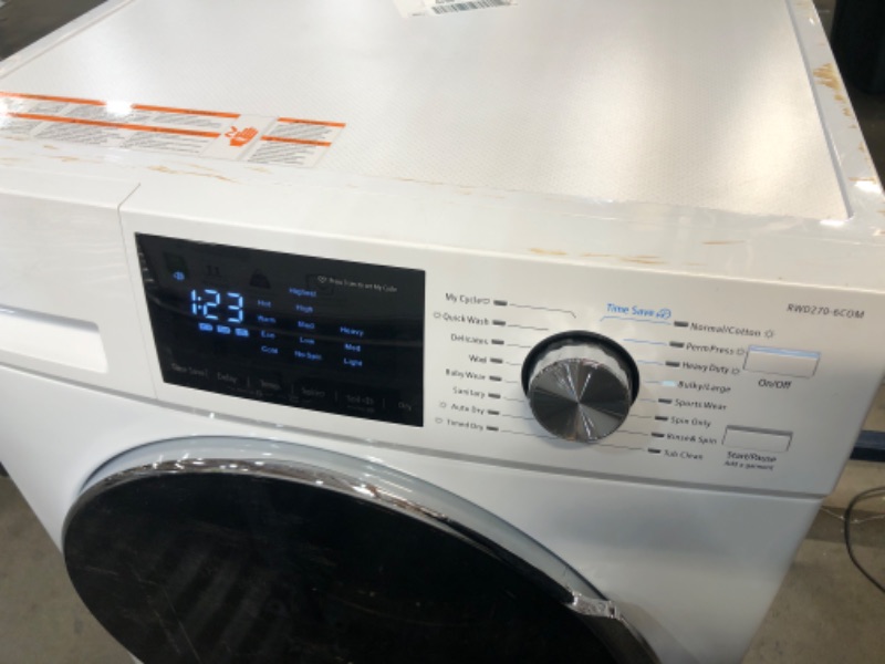 Photo 4 of ***USED - SEE COMMENTS***
RCA 2.7 cu. ft. White All-in-One Front Loading Washer and Dryer Combo