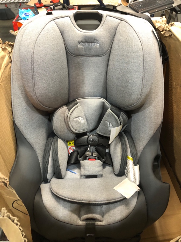 Photo 2 of Baby Jogger City Turn Rotating Convertible Car Seat | Unique Turning Car Seat Rotates for Easy in and Out, Phantom Grey