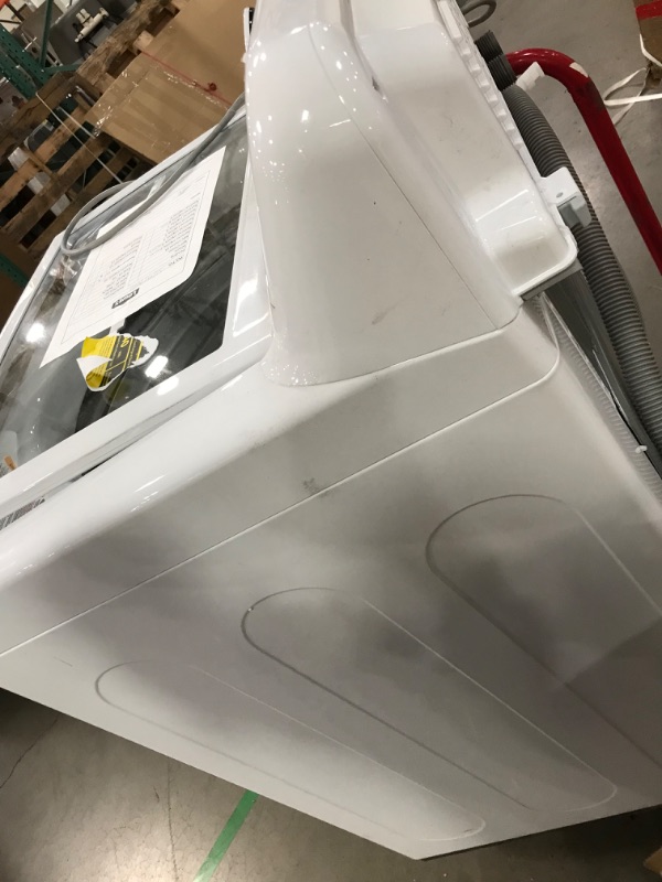 Photo 1 of LG 4.1-cu ft Agitator Top-Load Washer (White)
