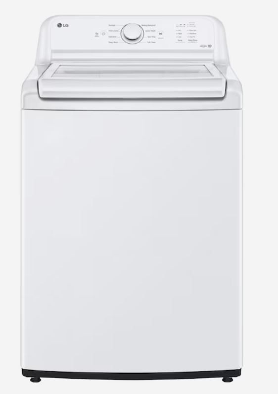 Photo 1 of LG 4.1-cu ft Agitator Top-Load Washer (White)
