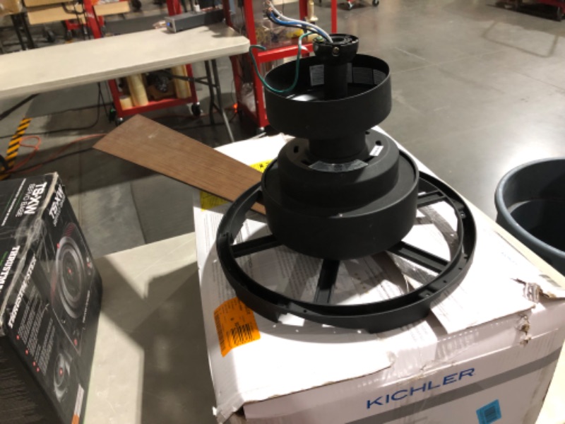 Photo 1 of ***NOT FUNCTIONAL - NONREFUNDABLE - FOR PARTS - SEE NOTES***
Gentry Lite Indoor Ceiling Fan in Distressed Black
