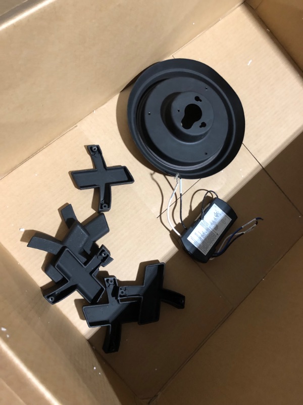Photo 1 of ***NOT FUNCTIONAL - NONREFUNDABLE - FOR PARTS - SEE NOTES***
Gentry Lite Indoor Ceiling Fan in Distressed Black