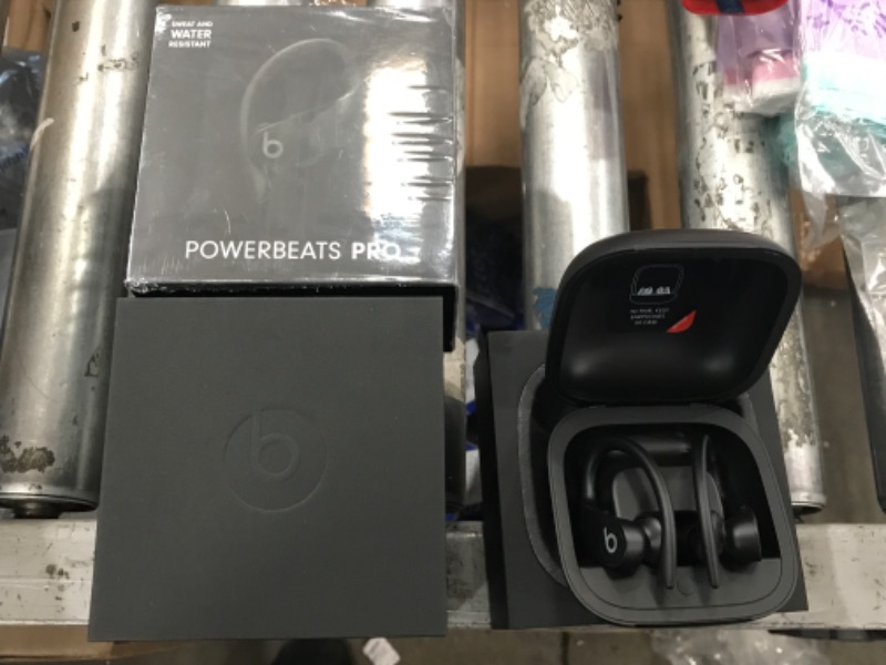 Photo 2 of Beats Powerbeats Pro Wireless Earbuds - Apple H1 Headphone Chip, Class 1 Bluetooth Headphones, 9 Hours of Listening Time, Sweat Resistant, Built-in Microphone - Black
