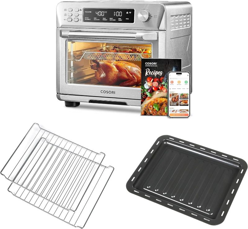 Photo 1 of COSORI Air Fryer Toaster Oven, 12-in-1 Convection Ovens with Food tray and Oven Rack,