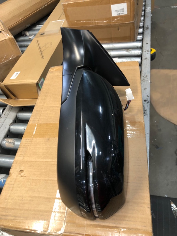 Photo 2 of Fit System Driver Side Mirror for HONDA CR-V EX, EX-L, (testured black w/PTM cover, w/turn signal, w/BSDS, foldaway, w/o camera, HP, 63072H