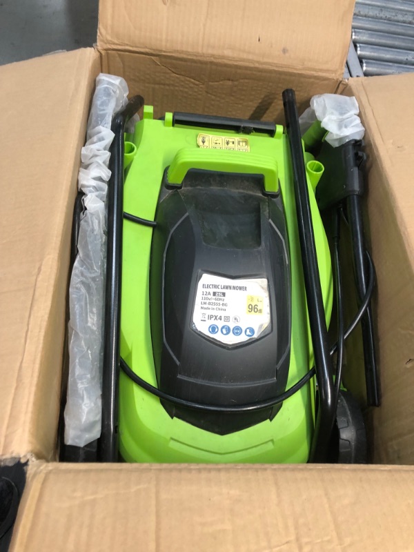 Electric Lawn Mowers 12 Amp 13inch Electric Push Mower with Grass