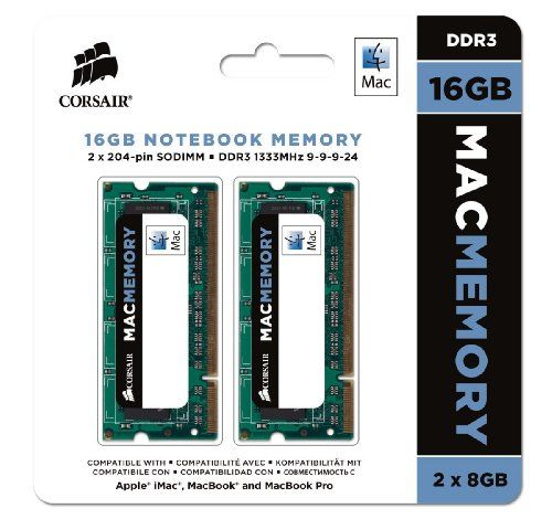 Photo 1 of Corsair 16GB DDR3 Memory Module 2 X 8 GB 1333 MHz
