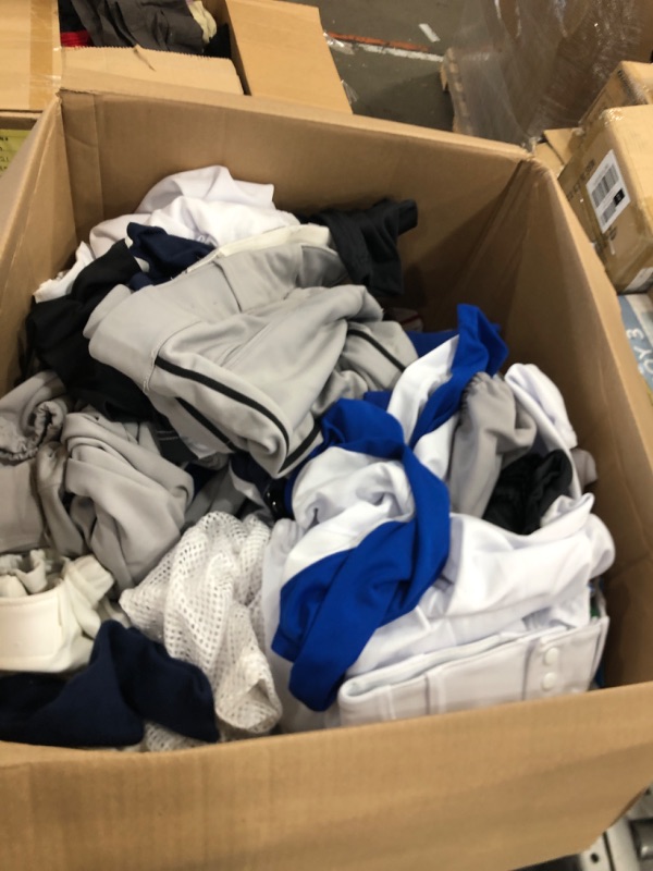 Photo 1 of box of big 5 baseball clothing sizes vary non-refundable.